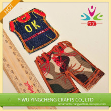 2014 new product handicraft cloth sticker